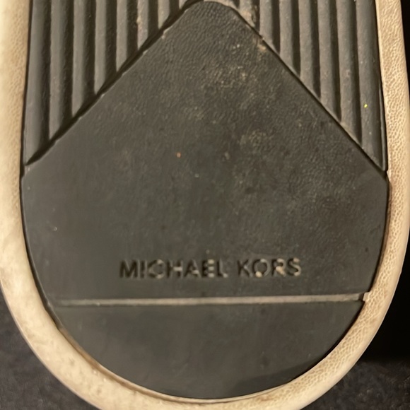 Michael Kors white leather sneakers, size 12 - Picture 6 of 6